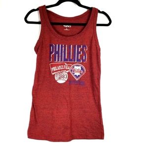 Philadephia Phillies Tank Top Racer Back Red